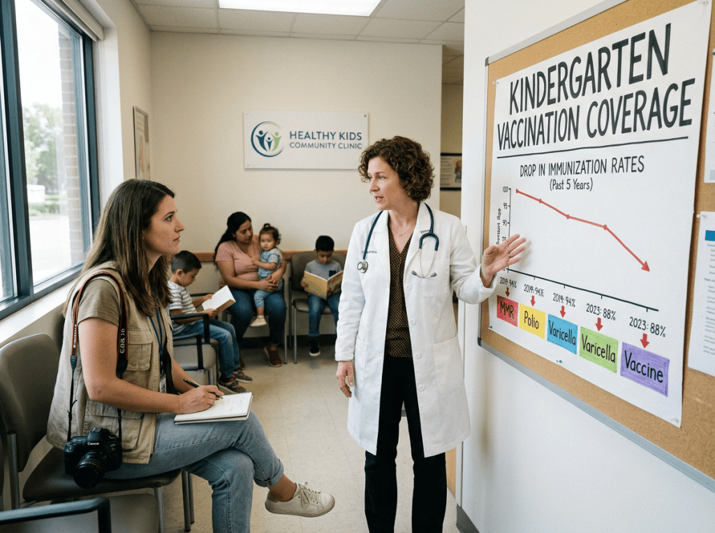 Declining kindergarten vaccination rates